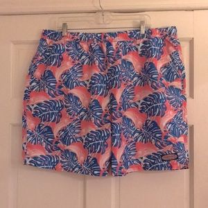 VINEYARD VINES Sailfish & Leaves Chappy Trunks *SWIM TRUNKS*